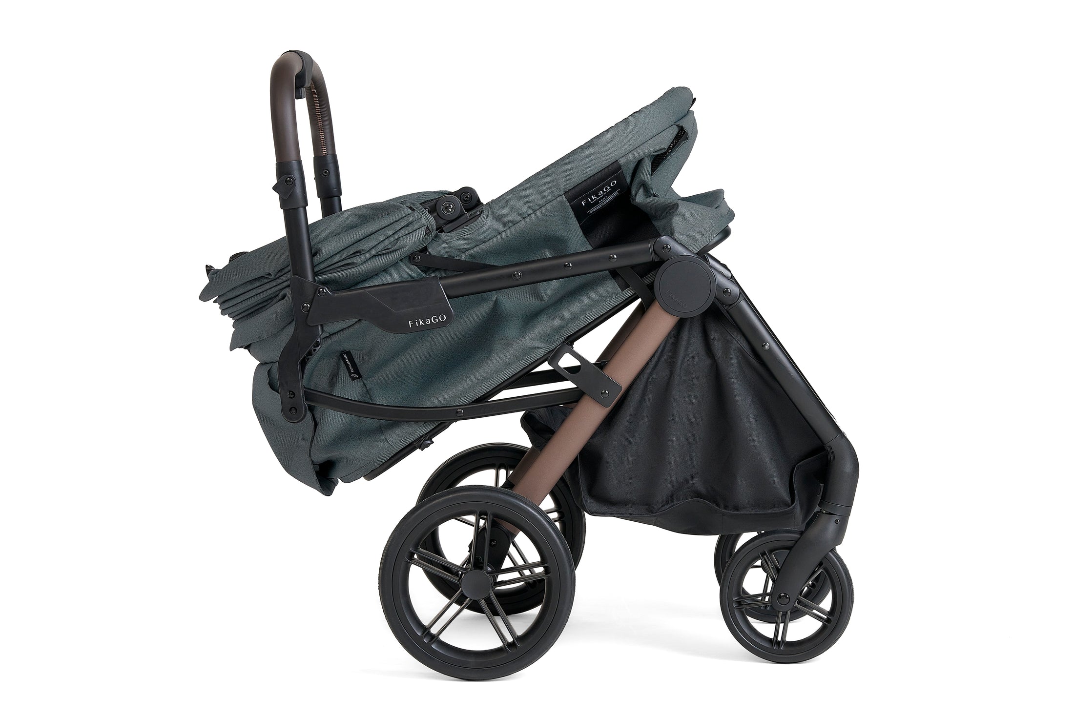 AGILE 2 | Auto Folding Medium Pet Stroller- Vintage Green