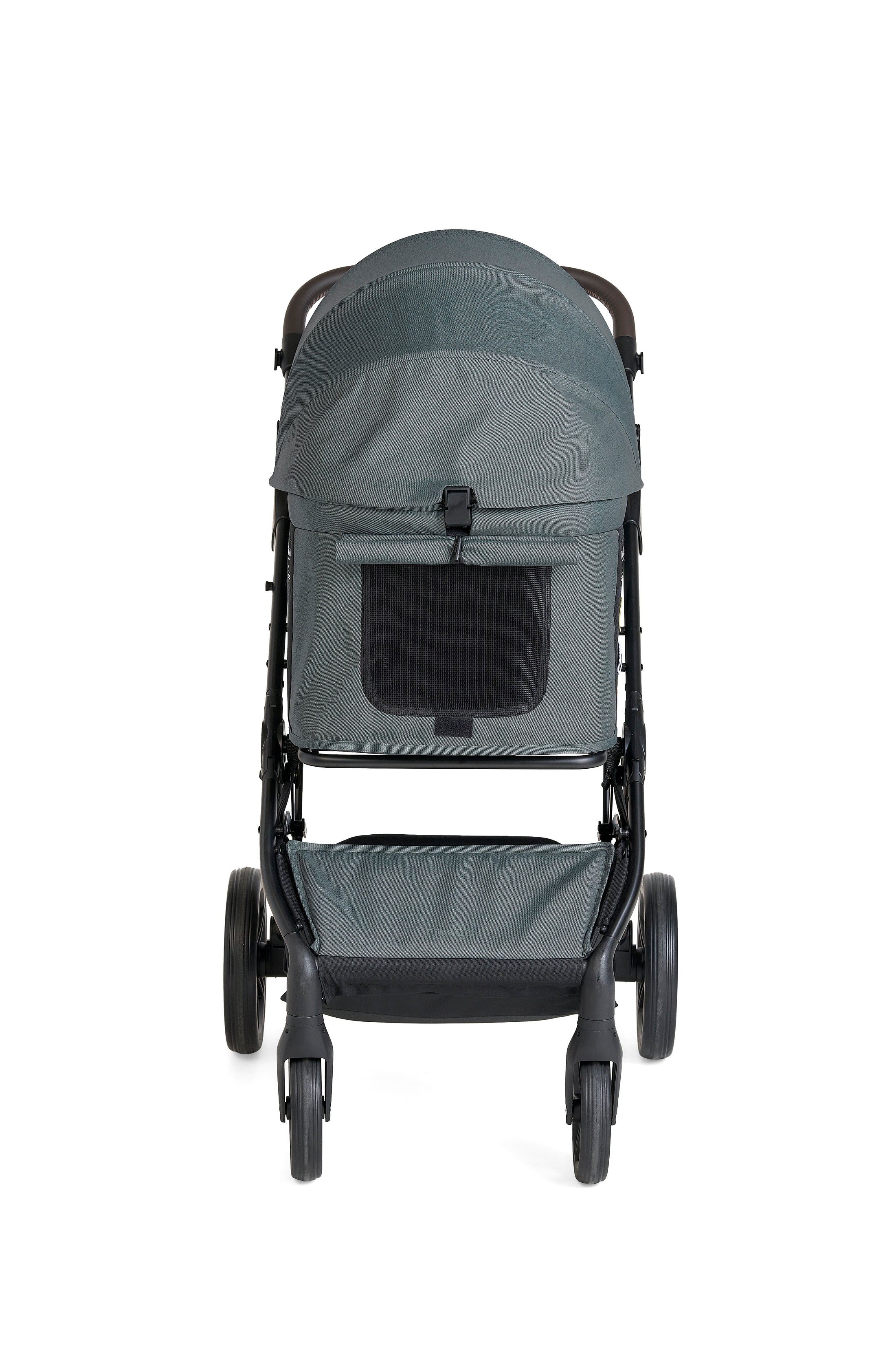 AGILE 2 | Auto Folding Medium Pet Stroller- Soft Grey