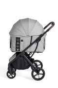 Load image into Gallery viewer, AGILE 2 | Auto Folding Medium Pet Stroller- Soft Grey
